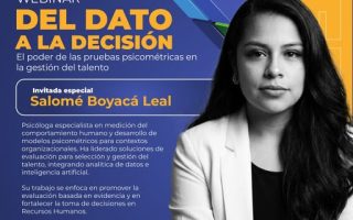 Webinar “Del dato a la decisión”